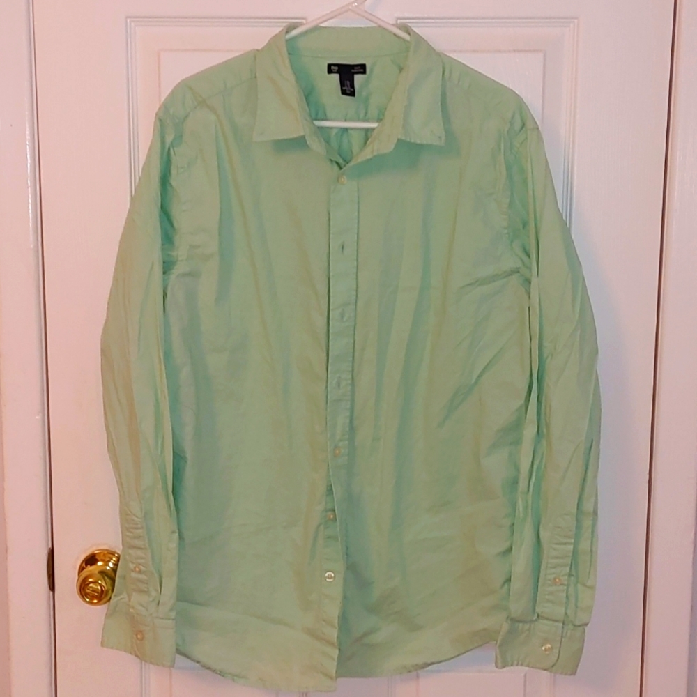 Men's Gap Dress Shirt like green XL
